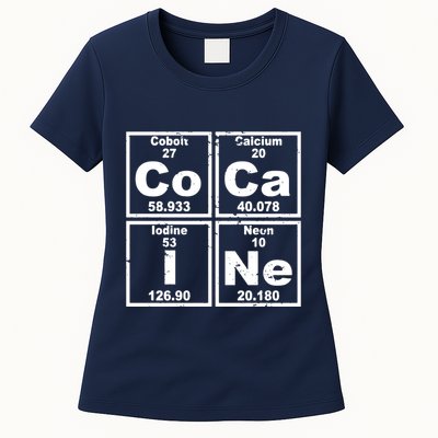 Cocain Element Party Disco Rude Womens T-Shirt