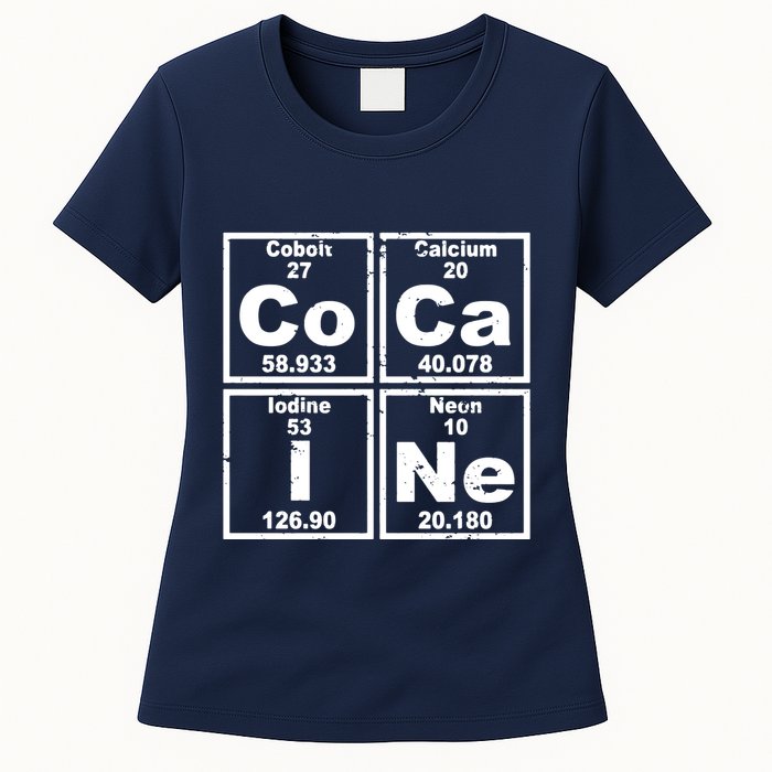 Cocain Element Party Disco Rude Womens T-Shirt