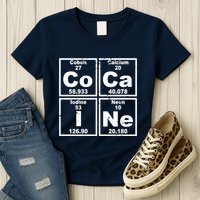 Cocain Element Party Disco Rude Womens T-Shirt