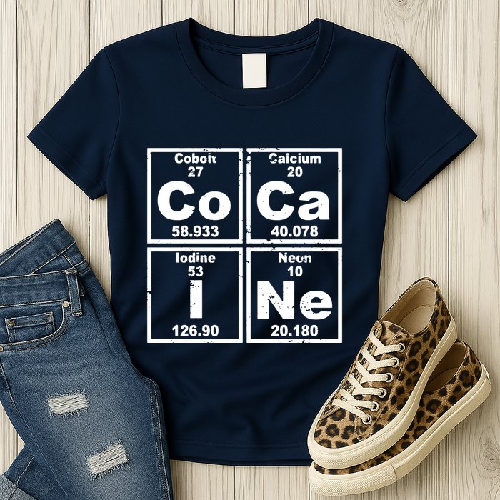 Cocain Element Party Disco Rude Womens T-Shirt