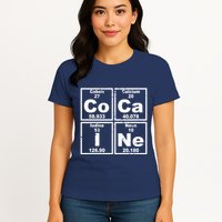 Cocain Element Party Disco Rude Womens T-Shirt