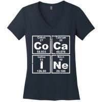 Cocain Element Party Disco Rude Women's V-Neck T-Shirt