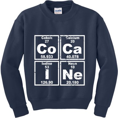 Cocain Element Party Disco Rude Kids Sweatshirt