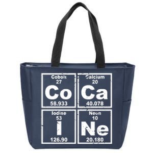 Cocain Element Party Disco Rude Zip Tote Bag