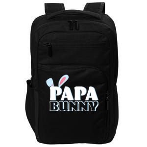 Cute Easter Papa Bunny Matching Family Shirts Impact Tech Backpack