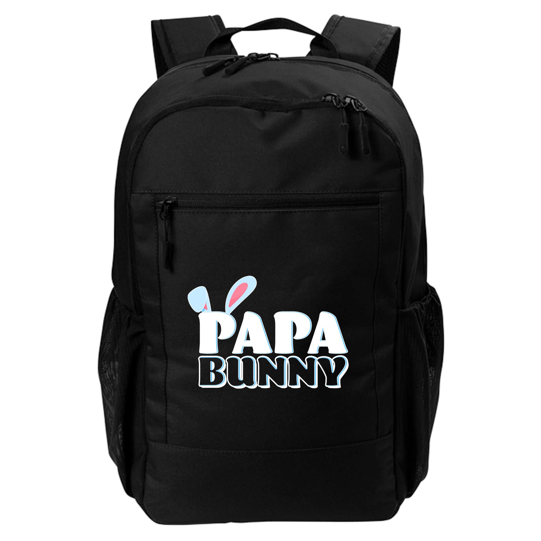 Cute Easter Papa Bunny Matching Family Shirts Backpack