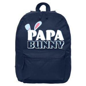 Cute Easter Papa Bunny Matching Family Shirts 16 in Basic Backpack