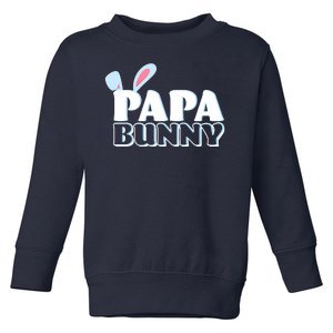 Cute Easter Papa Bunny Matching Family Shirts Toddler Sweatshirt