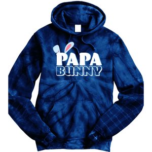 Cute Easter Papa Bunny Matching Family Shirts Tie Dye Hoodie