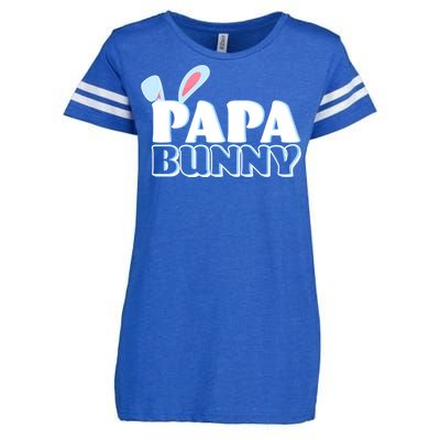 Cute Easter Papa Bunny Matching Family Shirts Enza Ladies Jersey Football T-Shirt