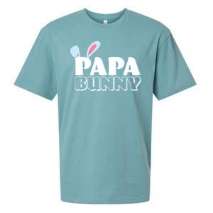 Cute Easter Papa Bunny Matching Family Shirts Sueded Cloud Jersey T-Shirt