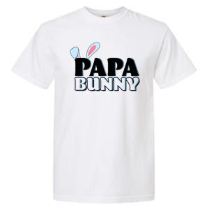 Cute Easter Papa Bunny Matching Family Shirts Garment-Dyed Heavyweight T-Shirt