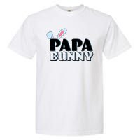 Cute Easter Papa Bunny Matching Family Shirts Garment-Dyed Heavyweight T-Shirt