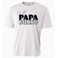 Cute Easter Papa Bunny Matching Family Shirts Cooling Performance Crew T-Shirt