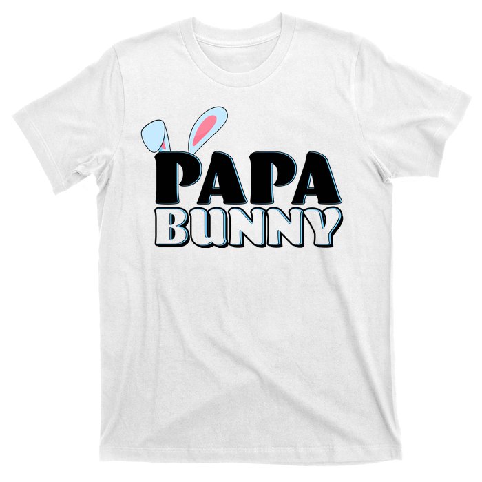 Cute Easter Papa Bunny Matching Family Shirts T-Shirt