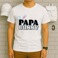 Cute Easter Papa Bunny Matching Family Shirts T-Shirt
