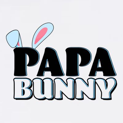 Cute Easter Papa Bunny Matching Family Shirts T-Shirt