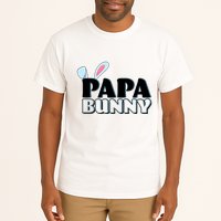 Cute Easter Papa Bunny Matching Family Shirts Tall T-Shirt