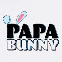 Cute Easter Papa Bunny Matching Family Shirts Tall T-Shirt