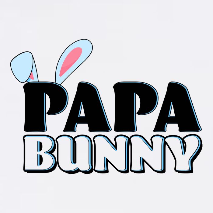 Cute Easter Papa Bunny Matching Family Shirts Tall T-Shirt