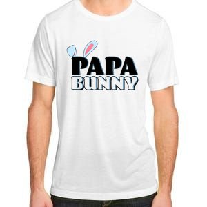 Cute Easter Papa Bunny Matching Family Shirts Adult ChromaSoft Performance T-Shirt