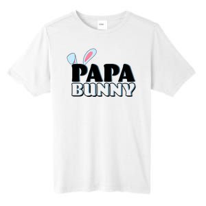 Cute Easter Papa Bunny Matching Family Shirts Tall Fusion ChromaSoft Performance T-Shirt