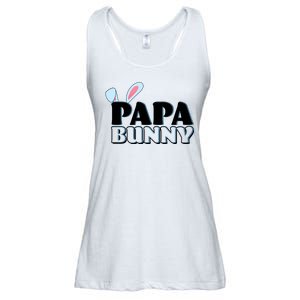 Cute Easter Papa Bunny Matching Family Shirts Ladies Essential Flowy Tank