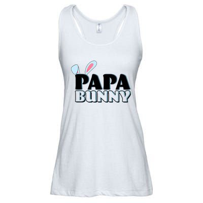 Cute Easter Papa Bunny Matching Family Shirts Ladies Essential Flowy Tank