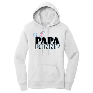 Cute Easter Papa Bunny Matching Family Shirts Women's Pullover Hoodie