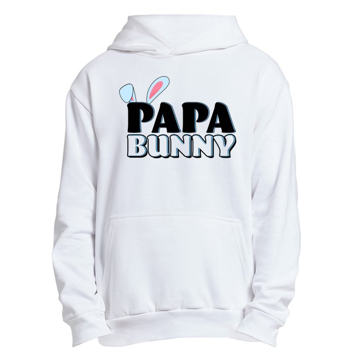 Cute Easter Papa Bunny Matching Family Shirts Urban Pullover Hoodie