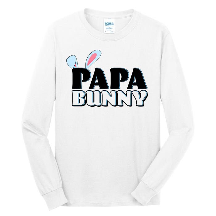 Cute Easter Papa Bunny Matching Family Shirts Tall Long Sleeve T-Shirt