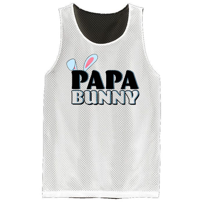 Cute Easter Papa Bunny Matching Family Shirts Mesh Reversible Basketball Jersey Tank