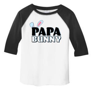 Cute Easter Papa Bunny Matching Family Shirts Toddler Fine Jersey T-Shirt