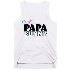 Cute Easter Papa Bunny Matching Family Shirts Tank Top