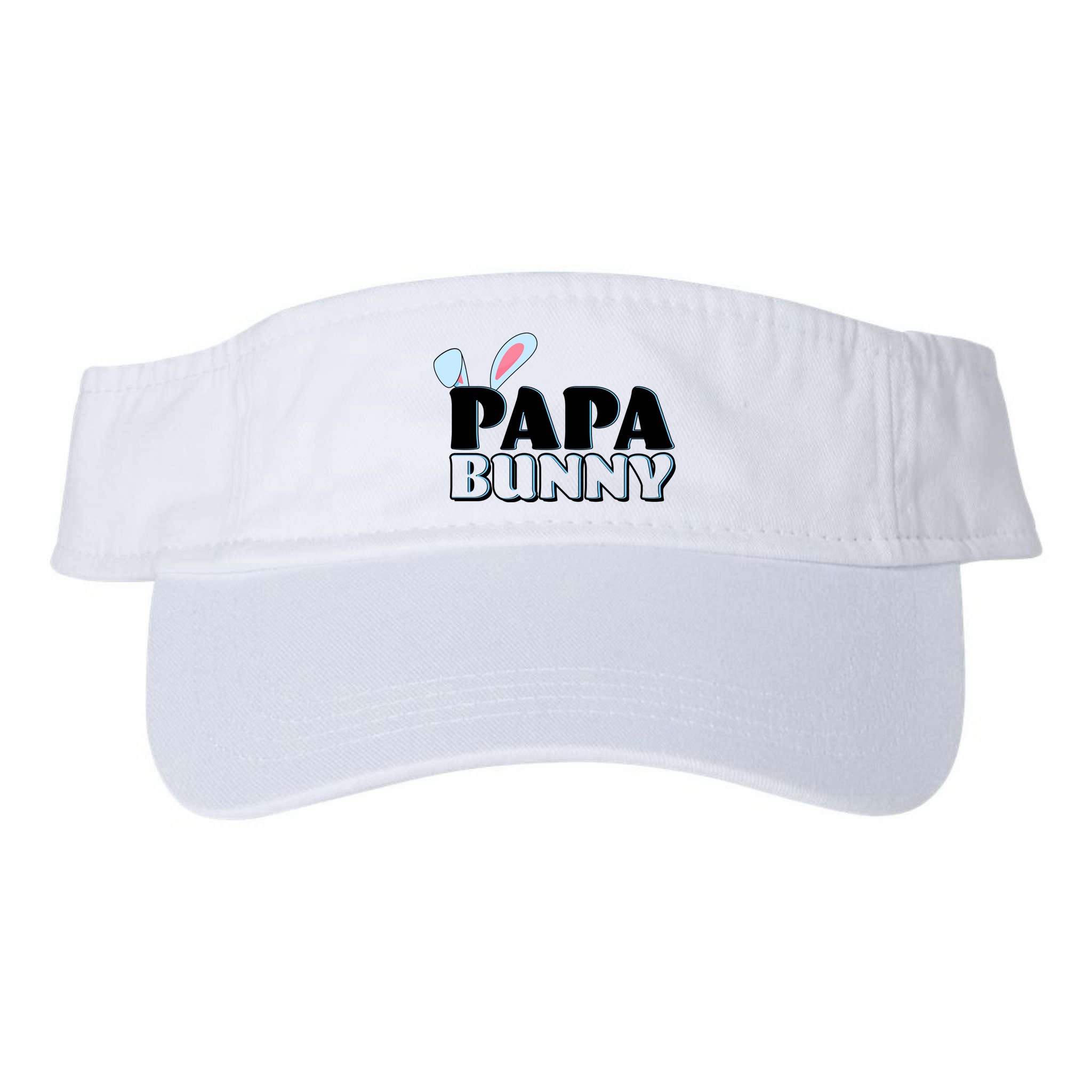 Cute Easter Papa Bunny Matching Family Shirts Visor
