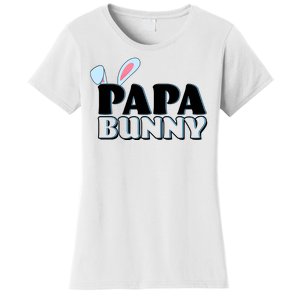 Cute Easter Papa Bunny Matching Family Shirts Women's T-Shirt