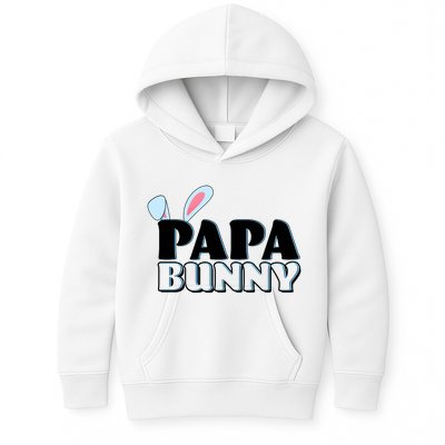 Cute Easter Papa Bunny Matching Family Shirts Kids Hoodie
