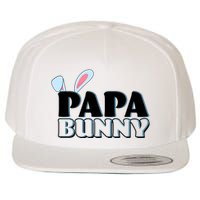 Cute Easter Papa Bunny Matching Family Shirts Wool Snapback Cap