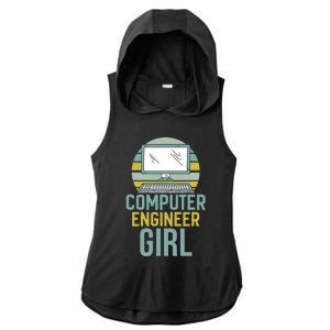 Computer Engineer Programming Programmer Engineering Gift Ladies PosiCharge Tri-Blend Wicking Draft Hoodie Tank