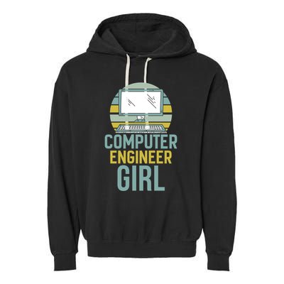 Computer Engineer Programming Programmer Engineering Gift Garment-Dyed Fleece Hoodie