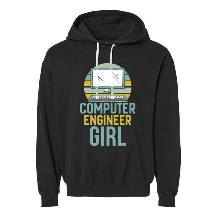 Computer Engineer Programming Programmer Engineering Gift Garment-Dyed Fleece Hoodie