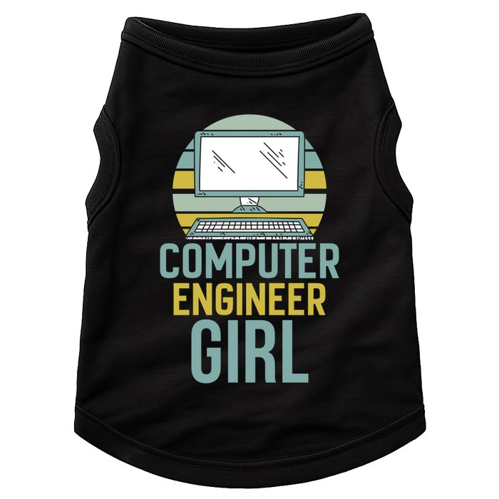 Computer Engineer Programming Programmer Engineering Gift Doggie Tank