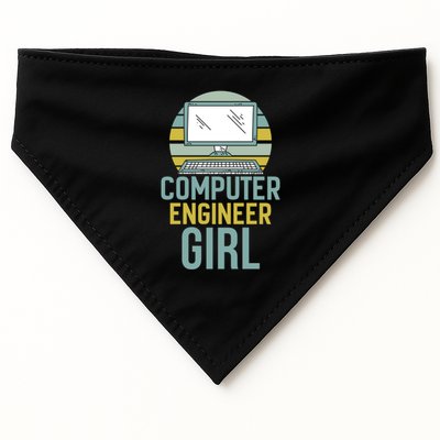 Computer Engineer Programming Programmer Engineering Gift USA-Made Doggie Bandana
