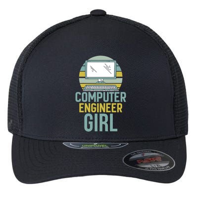 Computer Engineer Programming Programmer Engineering Gift Flexfit Unipanel Trucker Cap