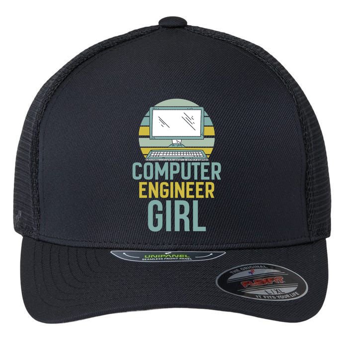 Computer Engineer Programming Programmer Engineering Gift Flexfit Unipanel Trucker Cap