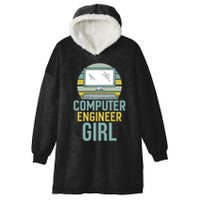 Computer Engineer Programming Programmer Engineering Gift Hooded Wearable Blanket