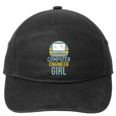 Computer Engineer Programming Programmer Engineering Gift 7-Panel Snapback Hat
