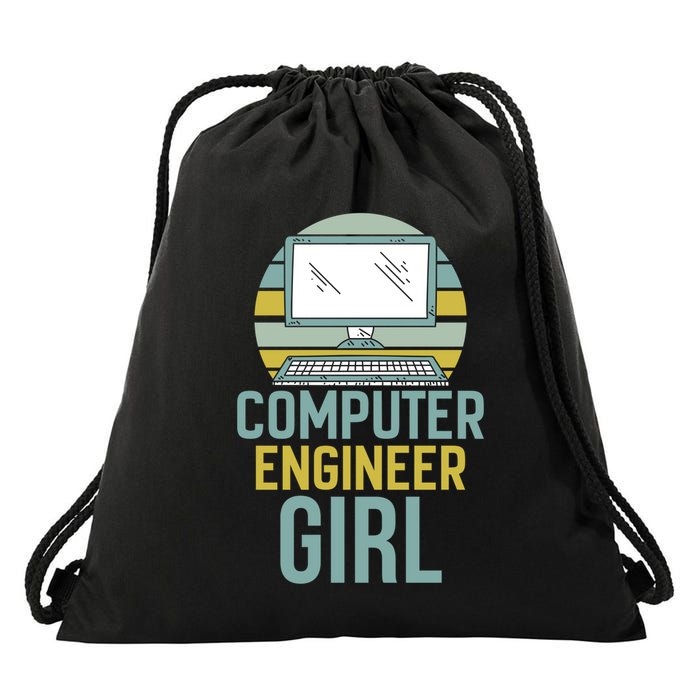 Computer Engineer Programming Programmer Engineering Gift Drawstring Bag