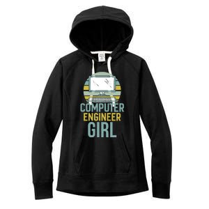 Computer Engineer Programming Programmer Engineering Gift Women's Fleece Hoodie