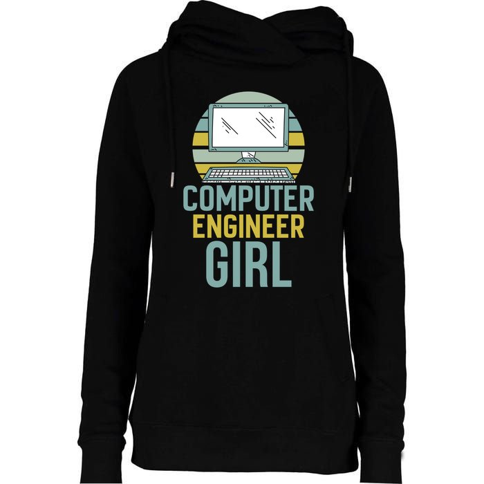 Computer Engineer Programming Programmer Engineering Gift Womens Funnel Neck Pullover Hood